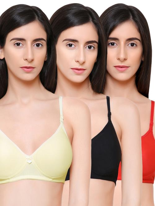 set of 3 detachable strap t-shirt bra - 17273852 - Very Small Image - 1