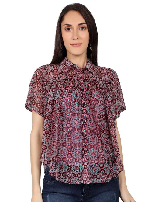 gather detail high-low top - 17274643 - Very Small Image - 1