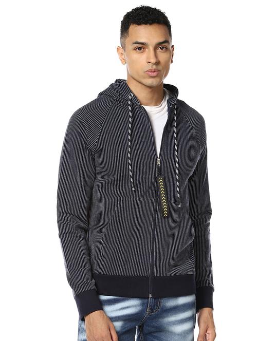 navy blue striped sweatshirt - 17274721 - Very Small Image - 1