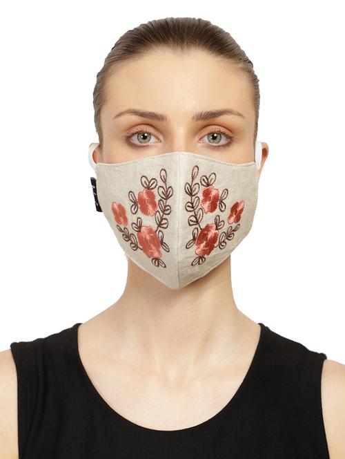 natural cotton decorative women mask - 17279866 - Very Small Image - 1