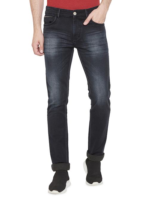 grey light washed denim jeans - 17280036 - Very Small Image - 1