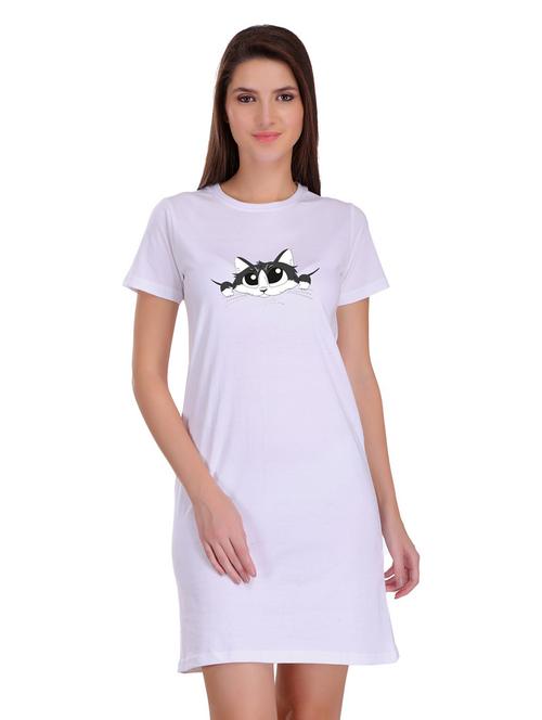 quirky print t-shirt dress - 17280912 - Very Small Image - 1