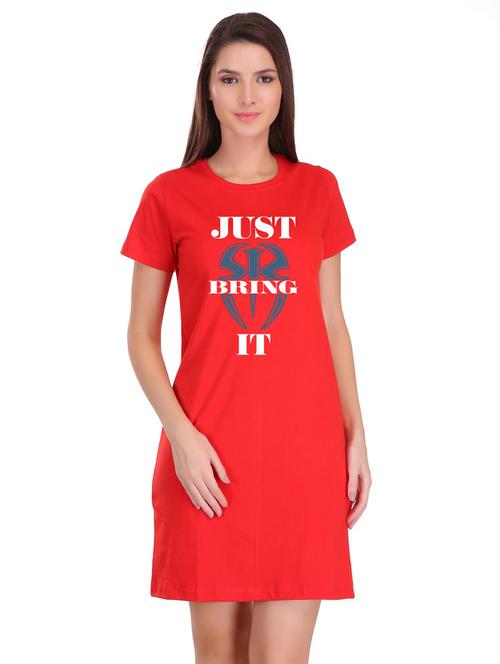 quirky print t-shirt dress - 17280914 - Very Small Image - 1
