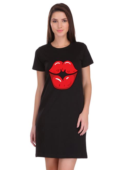 quirky print t-shirt dress - 17280926 - Very Small Image - 1
