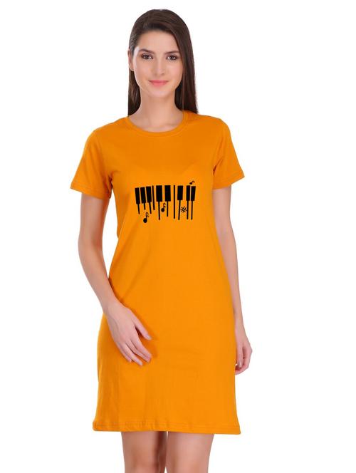 quirky print t-shirt dress - 17280934 - Very Small Image - 1