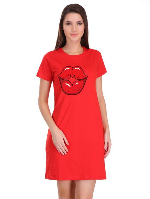 quirky print t-shirt dress - 17280940 - Very Small Image - 1