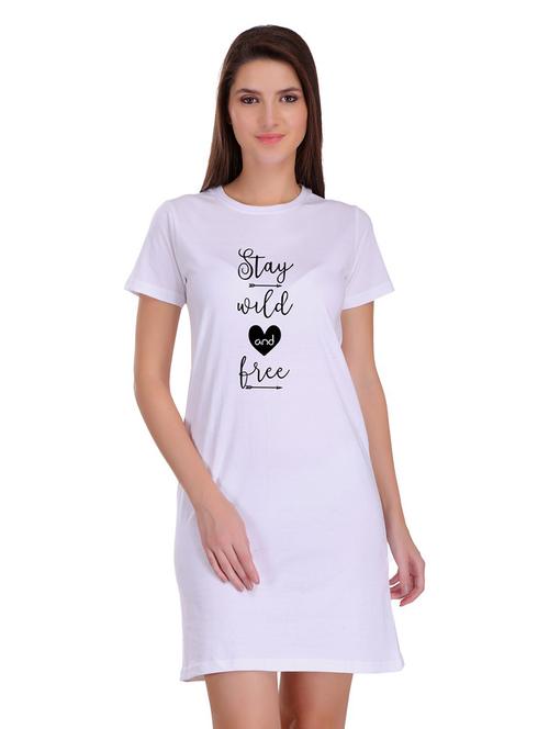 quirky print t-shirt dress - 17280962 - Very Small Image - 1