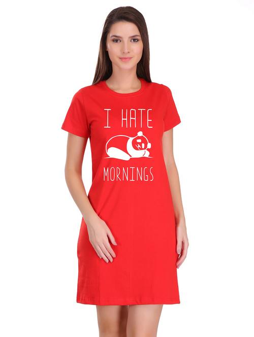 quirky print t-shirt dress - 17281023 - Very Small Image - 1