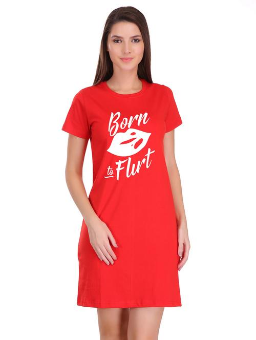 quirky print t-shirt dress - 17281055 - Very Small Image - 1
