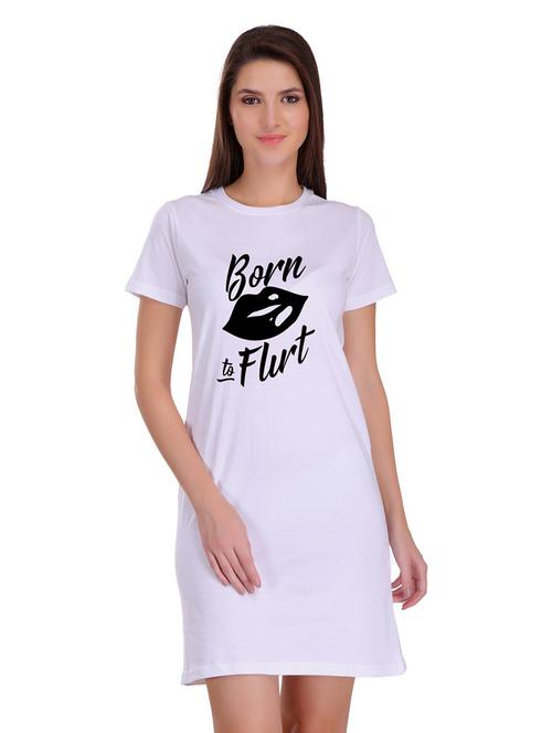 quirky print t-shirt dress - 17281062 - Very Small Image - 1