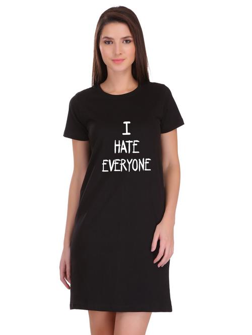 round neck quirky t-shirt dress - 17281087 - Very Small Image - 1