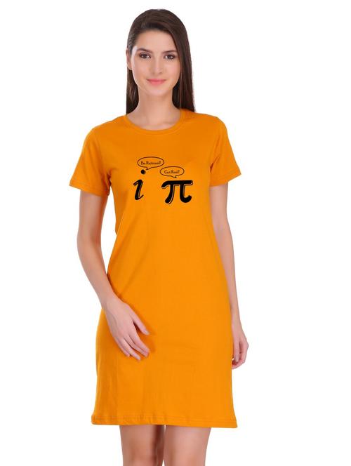round neck quirky t-shirt dress - 17281111 - Very Small Image - 1