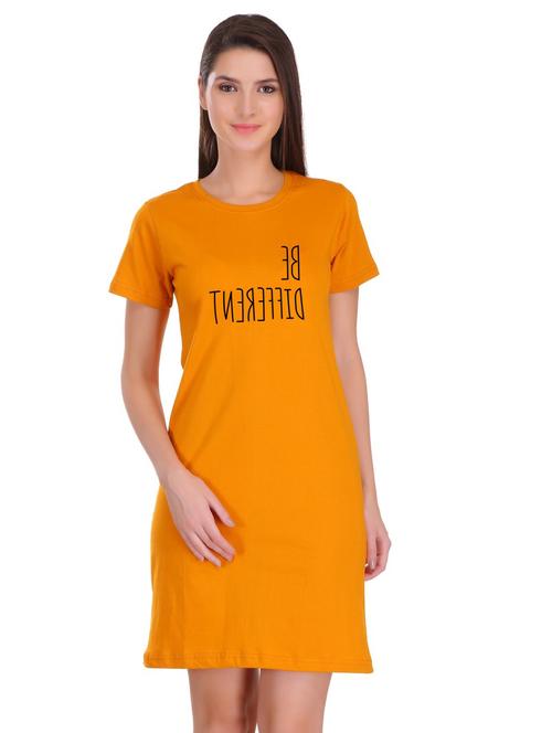 round neck quirky t-shirt dress - 17281116 - Very Small Image - 1