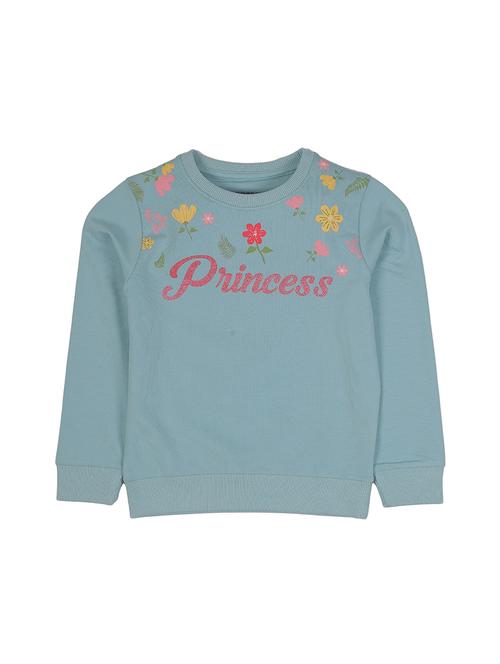 chest print crew neck sweatshirt - 17281528 - Very Small Image - 1
