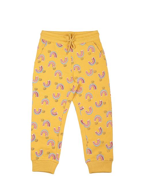 yellow cotton blend jogger trouser - 17281560 - Very Small Image - 1