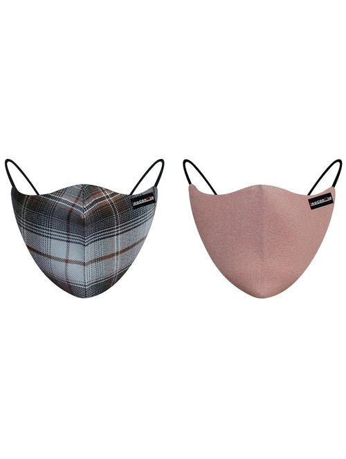 multi colored null anti-pollution women mask (pack of 2) - 17281707 - Very Small Image - 1