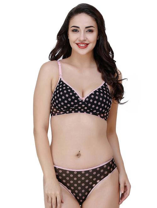 printed bras and panty set - 17281767 - Very Small Image - 1