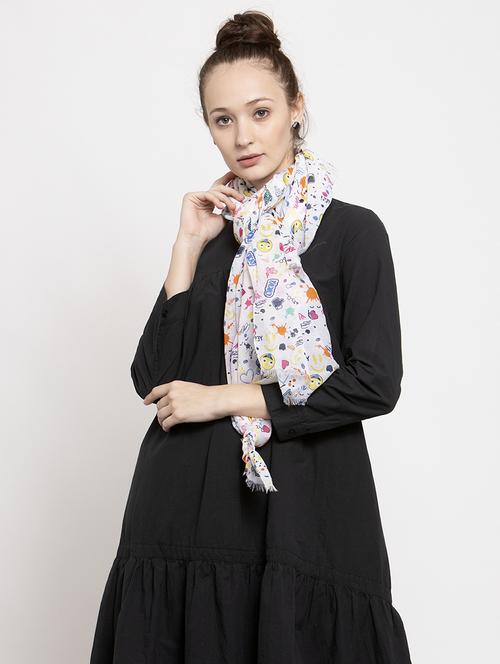 multi colored polyester stole - 17282062 - Very Small Image - 1