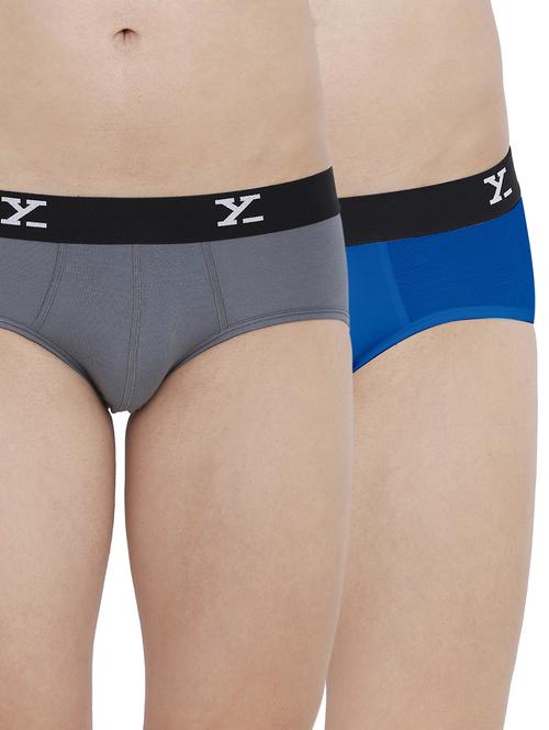 multi colored solid hipster briefs combo - 17283396 - Very Small Image - 1
