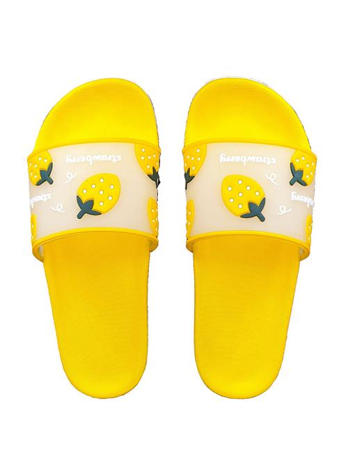 yellow slip on flip flops - 17284071 - Very Small Image - 1