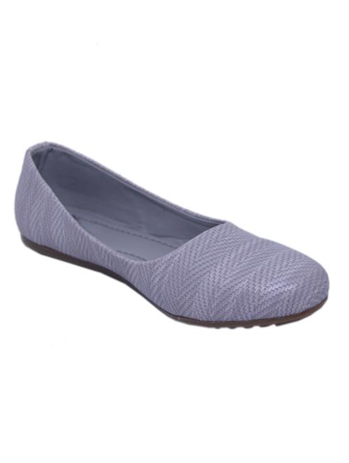 grey synthetic slip on ballerina - 17284772 - Very Small Image - 1