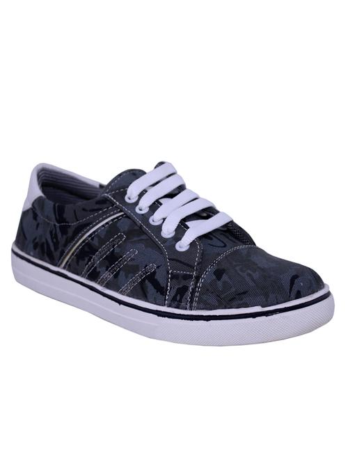 grey synthetic slip on casual shoes - 17284777 - Very Small Image - 1