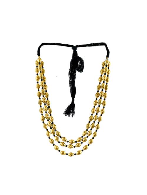 gold brass necklaces and earring - 17284988 - Very Small Image - 1