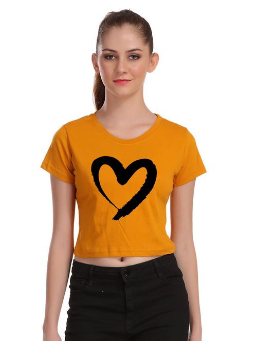 crew neck crop tee - 17285776 - Very Small Image - 1