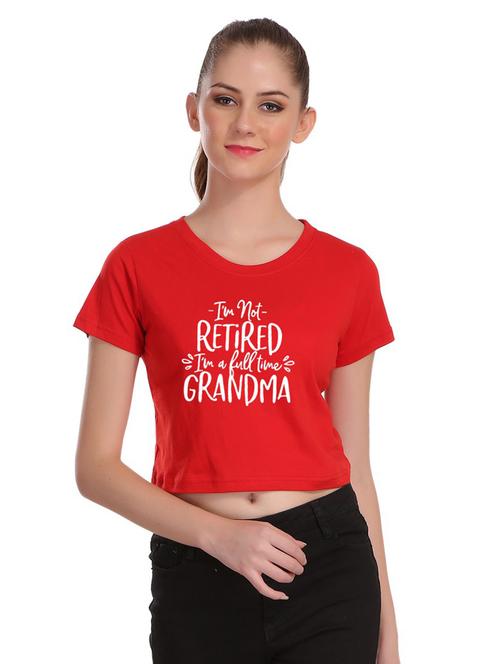 crew neck crop top - 17285802 - Very Small Image - 1