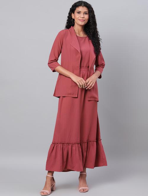lapel neck blazer with palazzo set - 17286090 - Very Small Image - 1