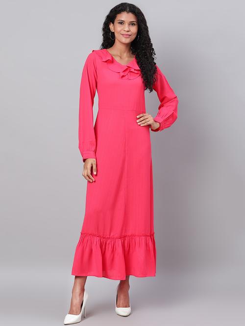 tuffle detail maxi dress - 17286097 - Very Small Image - 1