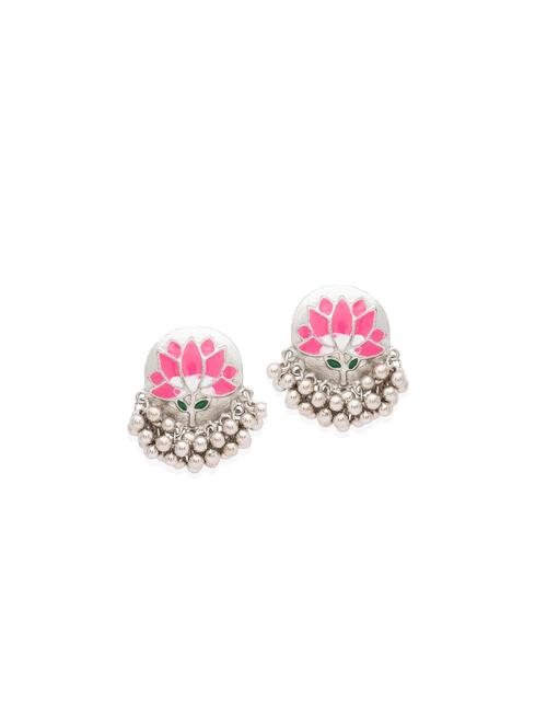 silver metal studs earring - 17287359 - Very Small Image - 1