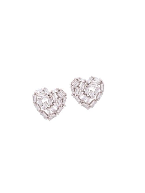 silver metal studs earring - 17287388 - Very Small Image - 1