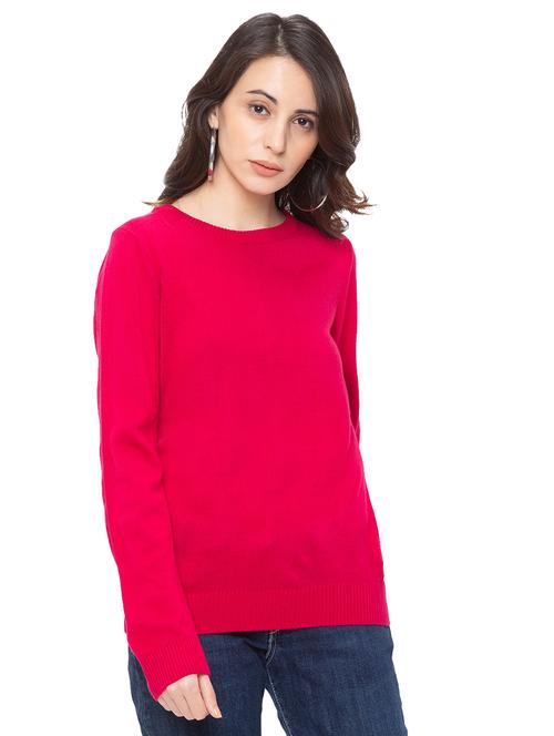 round neck solid top - 17287759 - Very Small Image - 1