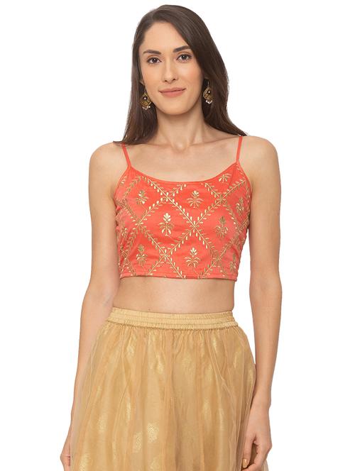 floral embroidered blouse - 17287800 - Very Small Image - 1