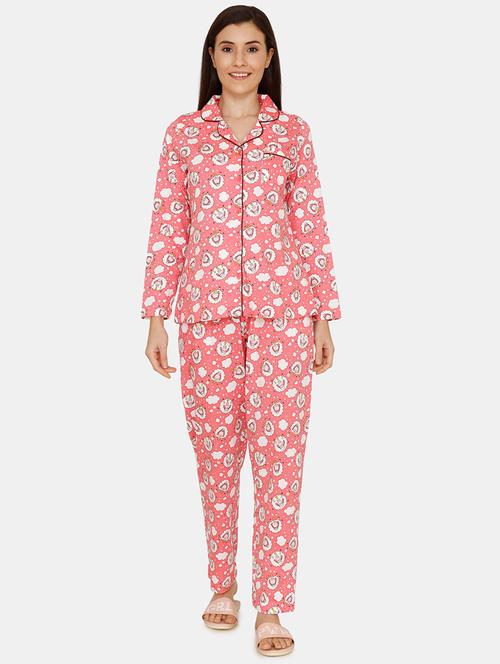 quirky print pyjama set - 17288118 - Very Small Image - 1