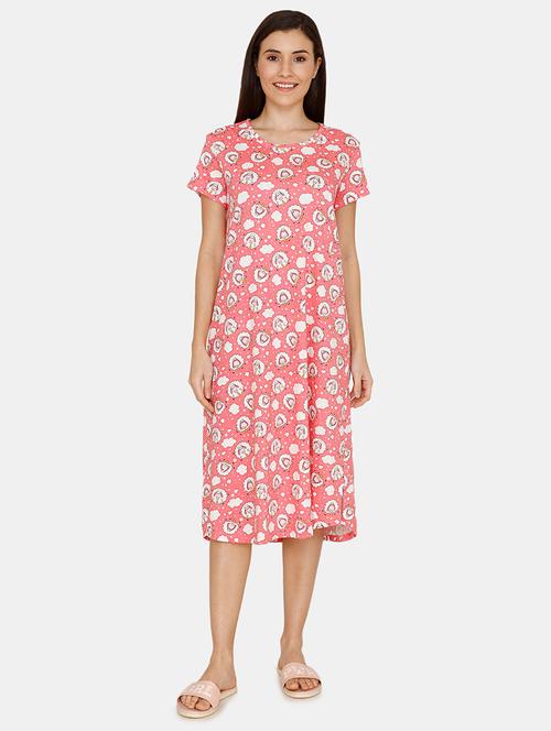 quirky print sleepshirt dress - 17288166 - Very Small Image - 1