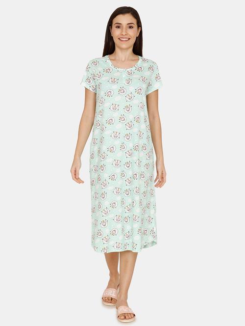 quirky print sleepshirt dress - 17288169 - Very Small Image - 1