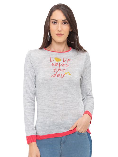 grey acrylic regular top - 17289226 - Very Small Image - 1