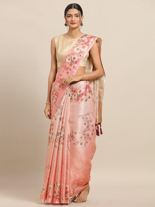 floral maheshwari saree with blouse - 17289834 - Very Small Image - 1