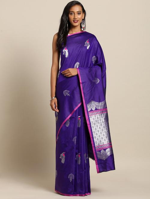 conversational kanjivaram saree - 17289921 - Very Small Image - 1