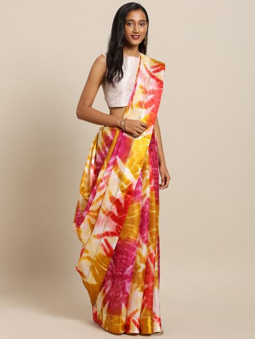 tie & dye kota doria saree - 17289929 - Very Small Image - 1