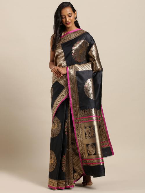 conversational kanjivaram saree - 17289939 - Very Small Image - 1