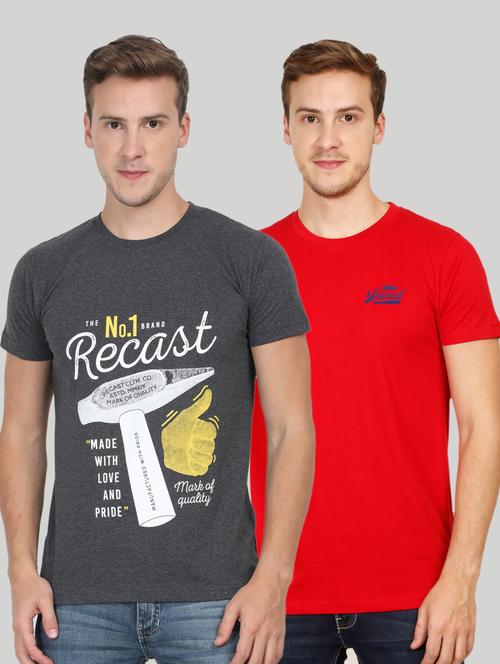 multi colored printed t-shirts combo - 17290421 - Very Small Image - 1