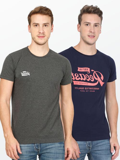 multi colored printed t-shirts combo - 17290440 - Very Small Image - 1