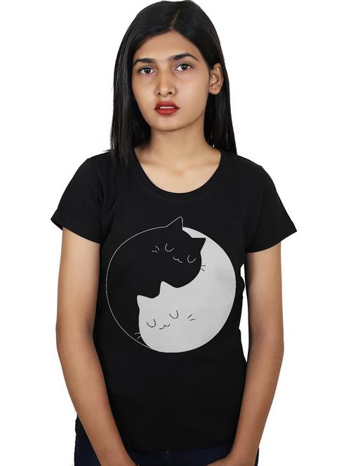round neck quirky tee - 17291209 - Very Small Image - 1