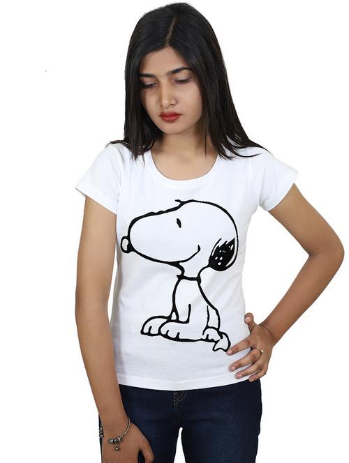 round neck quirky tee - 17291218 - Very Small Image - 1