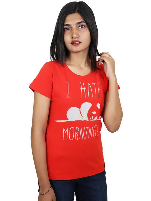 round neck quirky tee - 17291236 - Very Small Image - 1