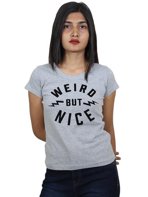 round neck quirky tee - 17291287 - Very Small Image - 1