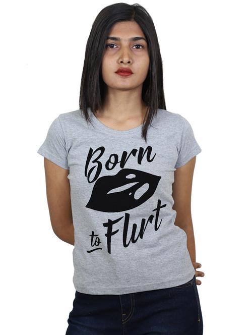 round neck quirky tee - 17291322 - Very Small Image - 1